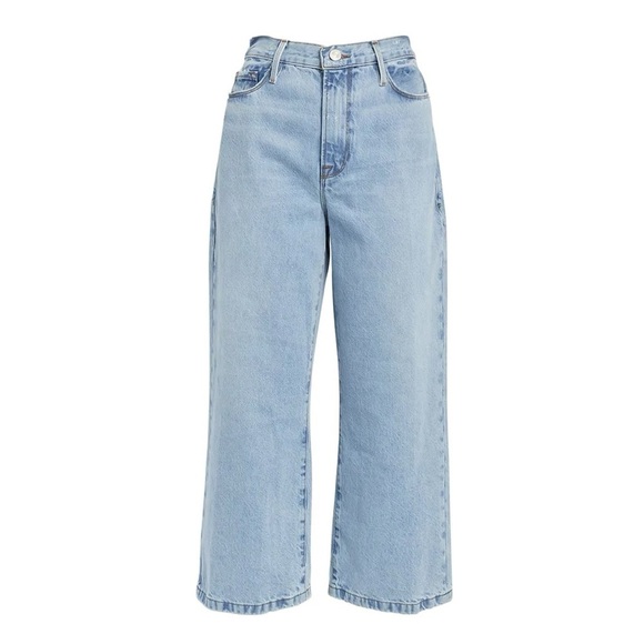 Frame Denim Ali Wide Leg Crop Jeans - Picture 4 of 10
